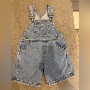 Vintage Guess Kids Denim Overalls Size 3Y